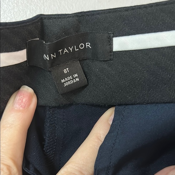 Ann Taylor Black Trousers with Straight Leg Design - Picture 2 of 5